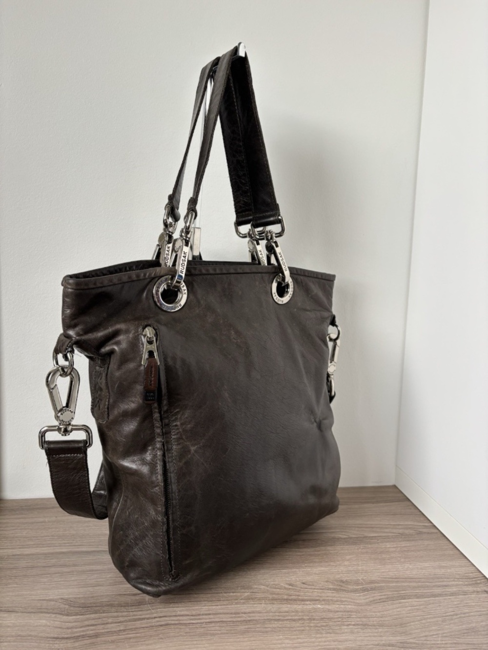 Rudsak Handbag / Crossbody Dark Brown Leather Authentic❤️ - Picture 3 of 13